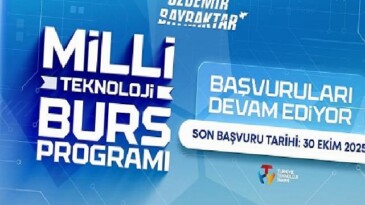 Özdemir Bayraktar Ulusal Teknoloji Burs Programına Müracaatlar 30 Ekim’de Sona Eriyor!