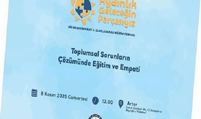 TEGV Nirun Şahingiray 6. Milletlerarası Eğitim Forumu düzenlenecek