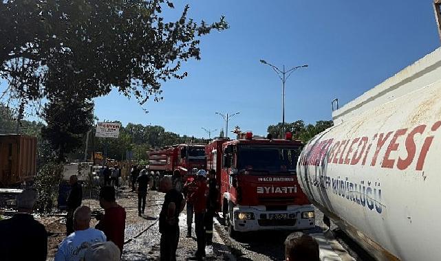 Tekirova’da korkutan yangın