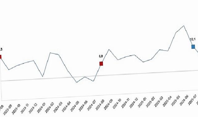 Ticaret Satış Hacim Endeksi, Ağustos 2025