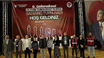 6. Klasik 29 Ekim Cumhuriyet Kupası Satranç Turnuvası Düzenlendi