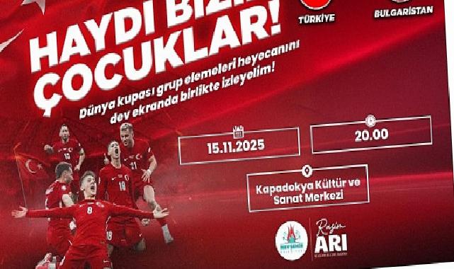 A Ulusal Ekibimizin İki Maçını da Dev Ekranda Seyrediyoruz