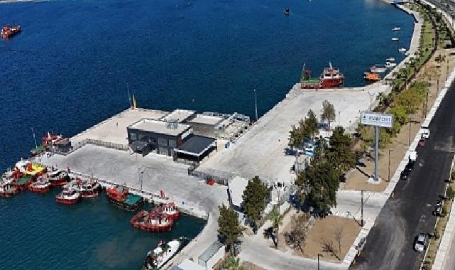 Aliaport Deniz Yolcu İskelesi Hizmete Hazır