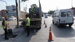 ASAT, Kepez’de yağmursuyu çizgilerini temizliyor