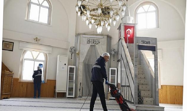 Aydın Büyükşehir Belediyesi Mescitlerde Paklık Çalışmalarını Sürdürüyor