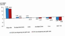 Aylık en yüksek gerçek getiri külçe altında oldu