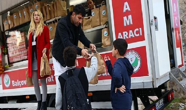 Balçova Belediyesi’nden Okullarda Beslenme Takviyesi