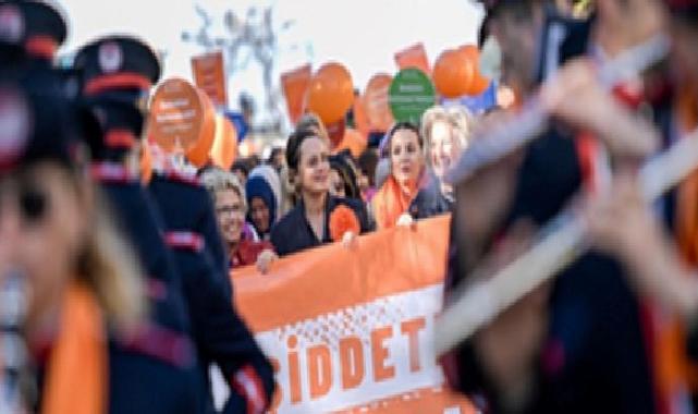 Bayana şiddete karşı “turuncu” yürüyüş