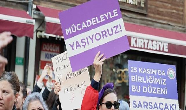 Bursa’da Binlerce Bayan Şiddetsiz Bir Ömür, Adalet ve Eşitlik İçin Yürüdü
