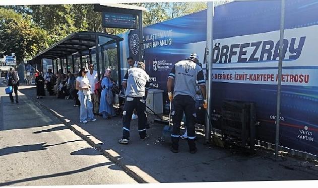 Büyükşehir’le duraklar pak ve bakımlı