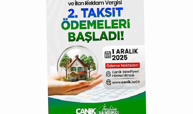 Canik’te Vergi Ödemeleri Başladı 