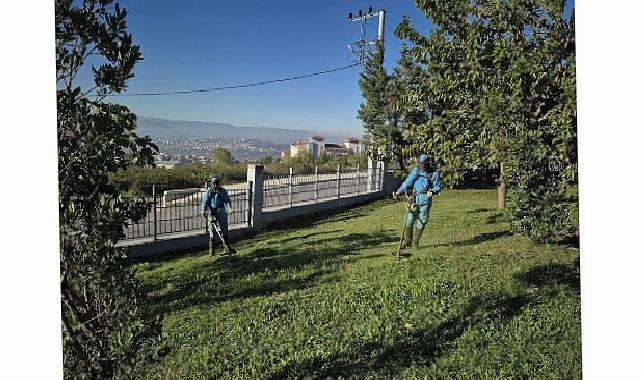 Dilovası Millet Bahçesi taban köşe temizleniyor