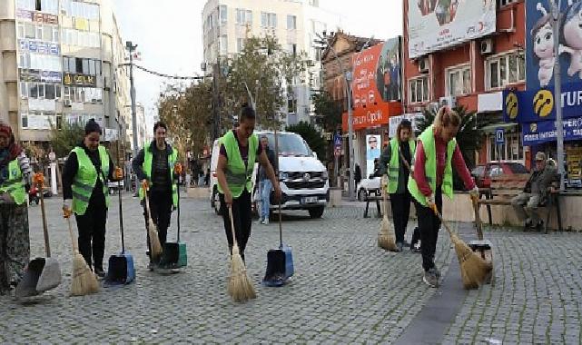 Edremit’te temizlikte 7/24 kesintisiz hizmet