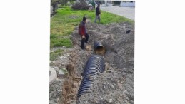 Edremit’te yağışlara karşı tedbir: Narlı’da yağmur suyu çizgisi çalışmaları