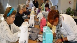 Efes Selçuk’ta bayanlar dikiş atölyesinde buluştu