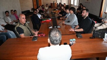 Erasmus öğrencilerinden Kemer Belediyesi’ne ziyaret