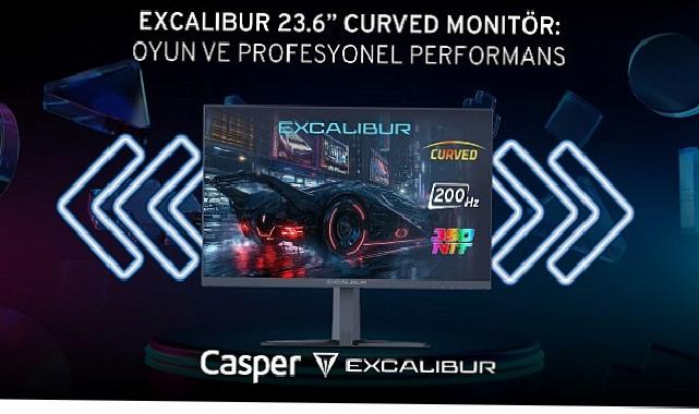Excalibur 23.6″ Curved Monitör’den 200 Hz ve 1 ms reaksiyon müddetiyle kesintisiz oyun tecrübesi