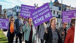 Güzelbahçe Bayana şiddete hayır dedi