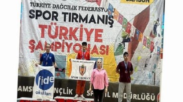 İnegöl Belediyesporlu Atletlerden, Spor Tırmanışta Türkiye Dereceleri