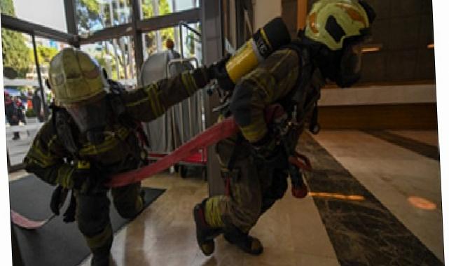 İtfaiye’den Swissotel’de nefes kesen tatbikat