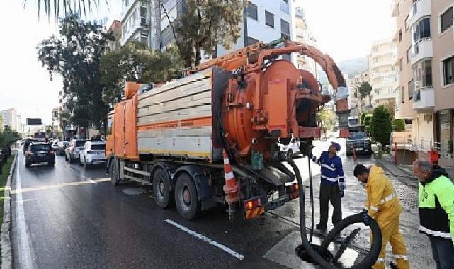 Karaburun’da şiddetli yağış sonrası İZSU’dan süratli müdahale
