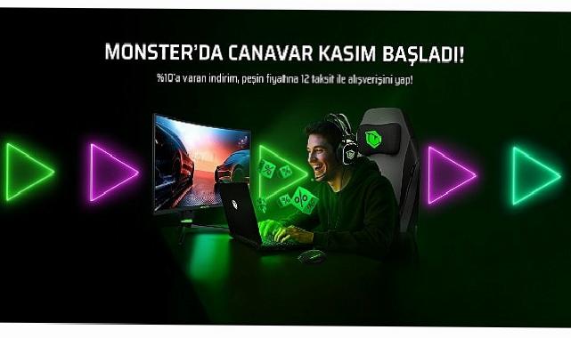 Kasım ayında Monster’dan canavar üzere indirim kampanyası