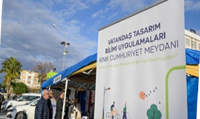 Kınık Cumhuriyet Meydanı yeni çehresine kavuşuyor