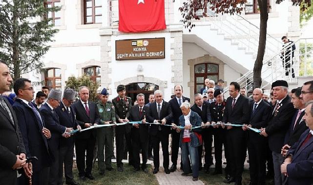Konya Büyükşehir Tarafından Yenilenen Şehit Aileleri Derneği Binasının Açılışı Dualarla Yapıldı