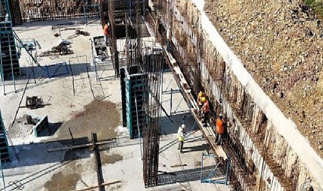 KOÜ Camii ve Otopark projesinde ilerleme yüzde 40