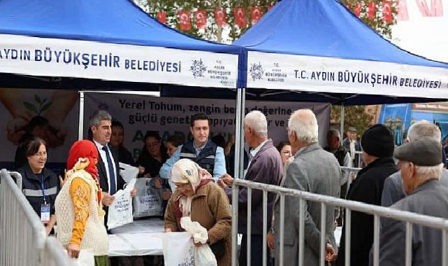 Lider Çerçioğlu, Cet Tohumlarından Üretilen Fideleri Karacasu’da Vatandaşlarla Buluşturdu