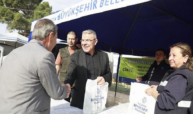 Lider Çerçioğlu, Cet Tohumlarından Üretilen Fideleri Köşk’te Vatandaşlarla Buluşturdu