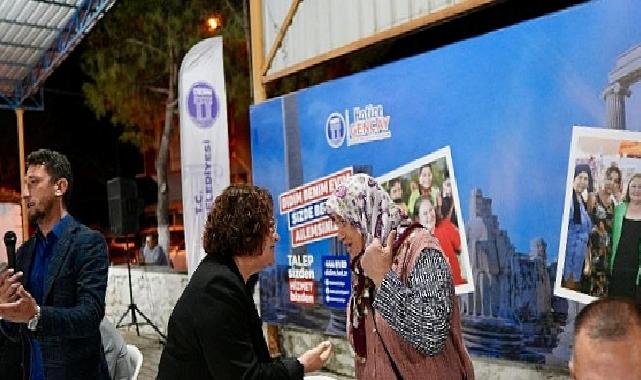 Lider Hatice Gençay, Balat Mahallesi’nde Halk ile Bir Ortaya Geldi