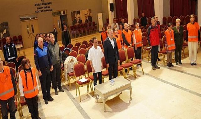 Lider Mesut Ergin: “Afetlere hazırlıklı bir Ayvalık için eğitimlerimizi sürdürüyoruz”