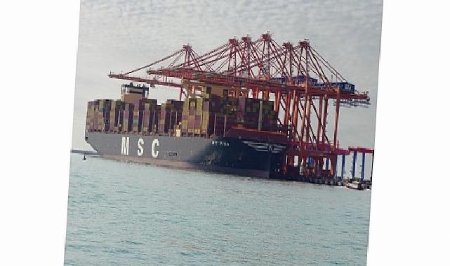 Mersin Milletlerarası Limanı, Dünyanın En Büyük Konteyner Gemisi MSC Irina’yı Ağırladı