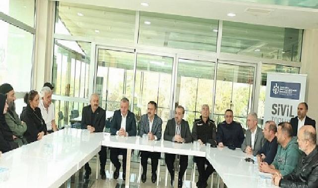 Meskenlerine giremeyen ailelere moral ziyareti