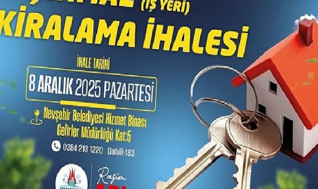 Nevşehir Belediyesi, Taşınmazlar İçin Kiralama İhalesi Yapacak