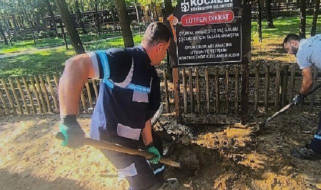 Ormanya’da oyun kümelerine periyodik bakım