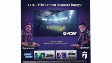Samsung OLED TV ile turnuva heyecanı başlıyor!