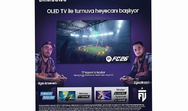 Samsung OLED TV ile turnuva heyecanı başlıyor!