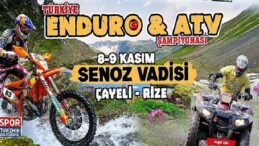 Senoz Vadisi’nde Türkiye Enduro ve ATV Şampiyonası Canlı Yayında
