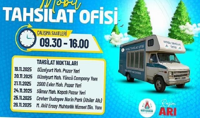 Taşınabilir Tahsilat Ofisi, Farklı Noktalarda Hizmet Verecek
