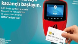 TROY Logolu Temassız Kartlarla Yapılan Birinci Ulaşım Ödemesi Fiyatsız
