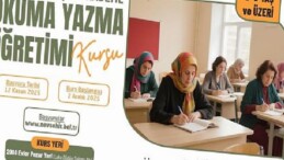 Yetişkinler İçin 1. Kademe Okuma Yazma Öğretimi Kursu Açılacak