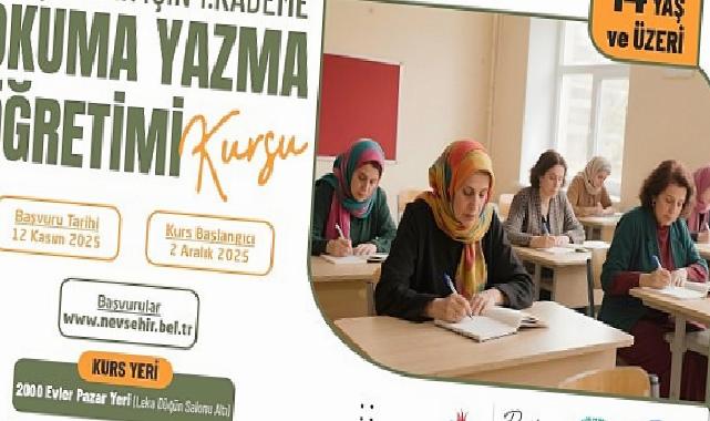 Yetişkinler İçin 1. Kademe Okuma Yazma Öğretimi Kursu Açılacak