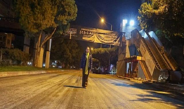 100. Yıl Bulvarı’nda asfalt çalışmasının birinci etabı tamamlandı