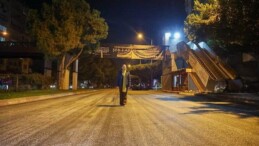 100. Yıl Bulvarı’nda asfalt çalışmasının birinci etabı tamamlandı