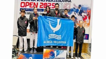 Aliağalı Taekwondocular Saraybosna’dan Madalyalarla Döndü
