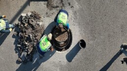 ASAT’tan kanalizasyon çizgisi paklığı ve kapak düzenleme çalışması