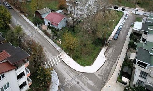 Başiskele kıyıda 1. etap yaya kaldırımları tamam