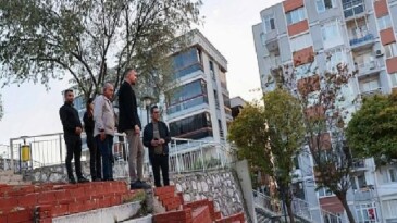 Buca’nın Merdivenli Park’ı yenilendi